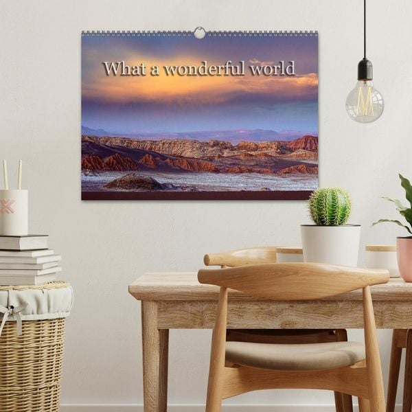 Produktbild: What a wonderful world (Wandkalender 2026 DIN A3 quer), CALVENDO Monatskalender