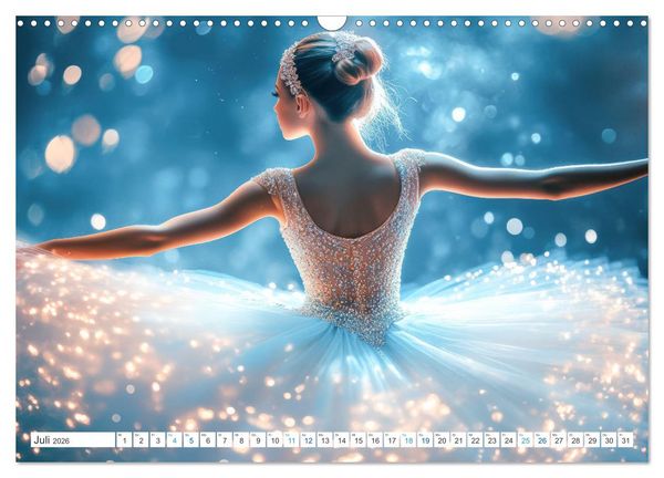 Produktbild: Ballerinas in Diamanten (Wandkalender 2026 DIN A3 quer), CALVENDO Monatskalender