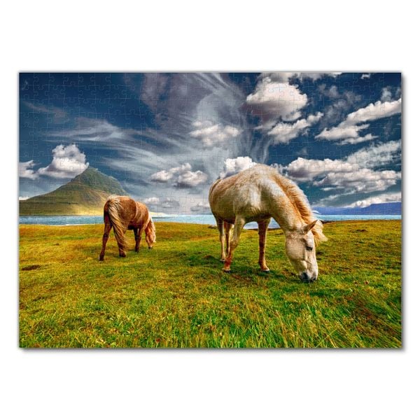 Produktbild: Lais Puzzle Pferde 500 Teile