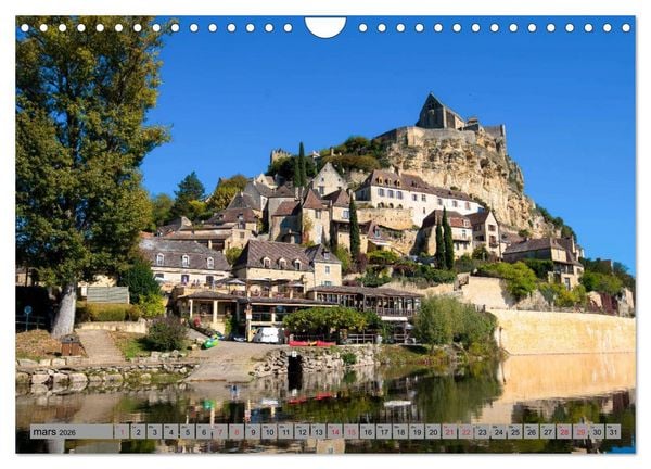 Produktbild: La beaut&eacute; de la Dordogne &ndash; Ancienne et mystique (Calendrier mural 2026 DIN A4 vertical), CALVENDO calendrier mensuel