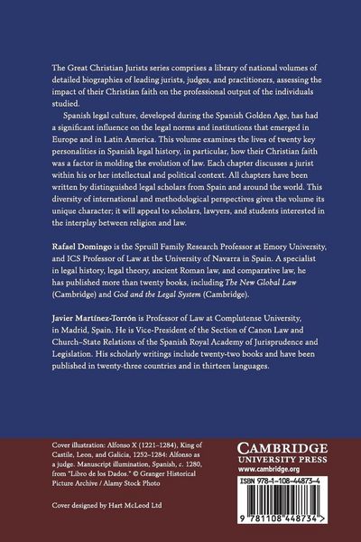 Produktbild: Great Christian Jurists in Spanish History
