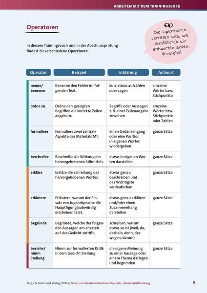 Produktbild: Sicher zum Realschulabschluss Deutsch Baden-W&uuml;rttemberg neues Pr&uuml;fungsformat 2027