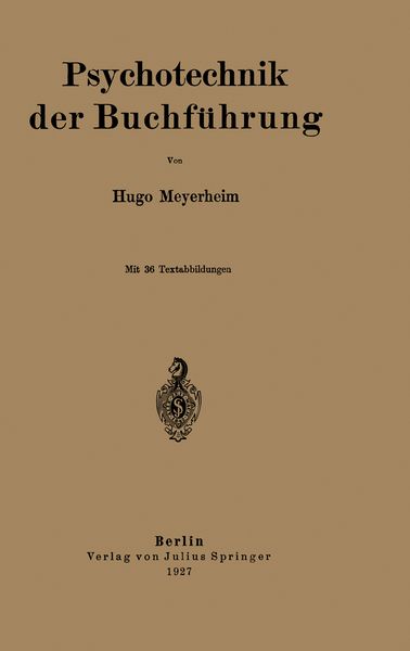Produktbild: Psychotechnik der Buchf&uuml;hrung