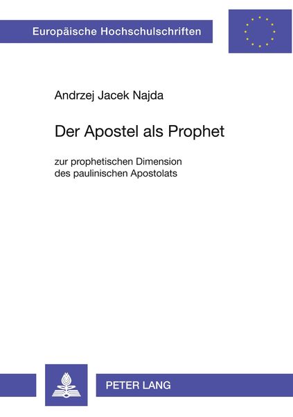Produktbild: Der Apostel als Prophet