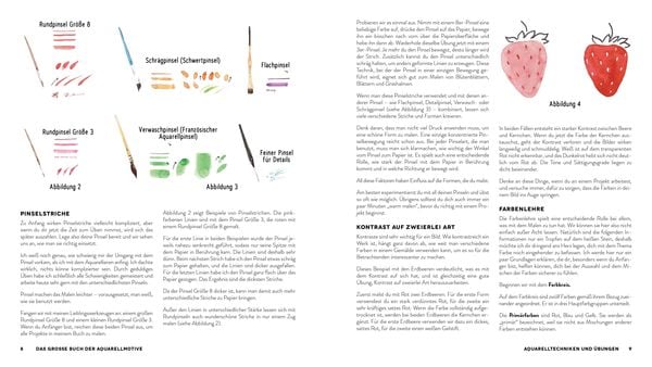 Das große Buch der Aquarellmotive – In nur 15 Minuten zum fertigen Watercolor-Motiv