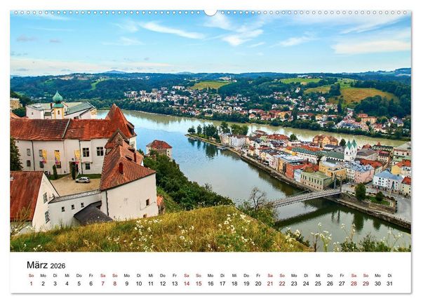 Produktbild: Impressionen aus Passau (Wandkalender 2026 DIN A2 quer), CALVENDO Monatskalender