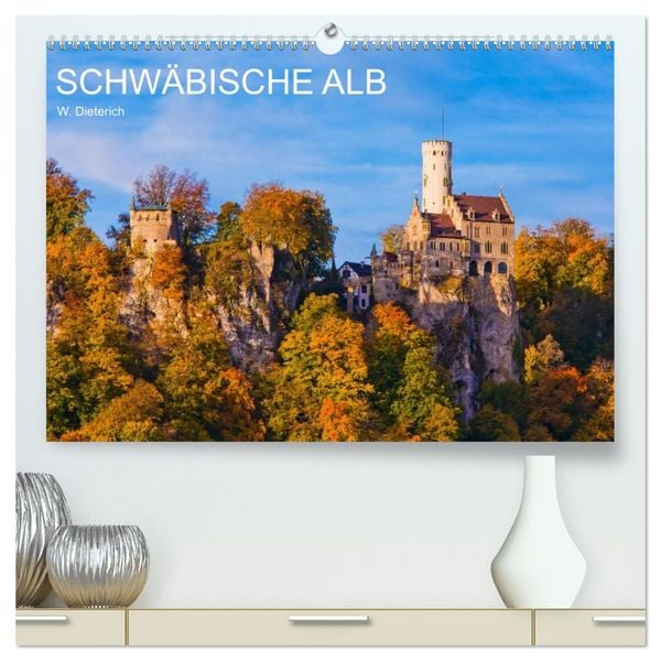 Produktbild: SCHW&Auml;BISCHE ALB W.Dieterich (hochwertiger Premium Wandkalender 2026 DIN A2 quer), Kunstdruck in Hochglanz