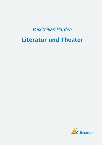 Produktbild: Literatur und Theater