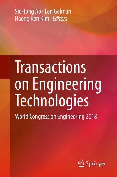 Produktbild: Transactions on Engineering Technologies