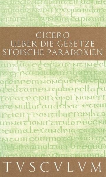 Produktbild: De legibus / &Uuml;ber die Gesetze
