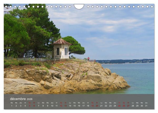 Produktbild: LE SENTIER DES DOUANIERS. Parcourir ce joyau breton. (Calendrier mural 2026 DIN A4 vertical), CALVENDO calendrier mensuel