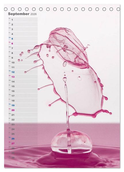 Produktbild: Farbenfreudig (Tischkalender 2026 DIN A5 hoch), CALVENDO Monatskalender