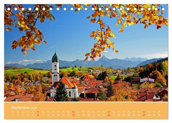 Produktbild: Wo das Allg&auml;u am sch&ouml;nsten ist (Tischkalender 2026 DIN A5 quer), CALVENDO Monatskalender