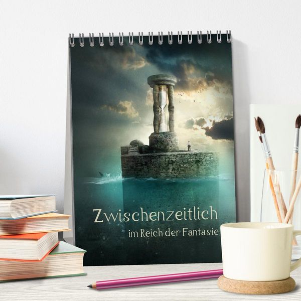 Produktbild: Zwischenzeitlich im Reich der Fantasie (Tischkalender 2026 DIN A5 hoch), CALVENDO Monatskalender