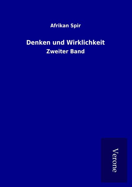 Produktbild: Denken und Wirklichkeit