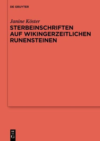 Produktbild: Sterbeinschriften auf wikingerzeitlichen Runensteinen