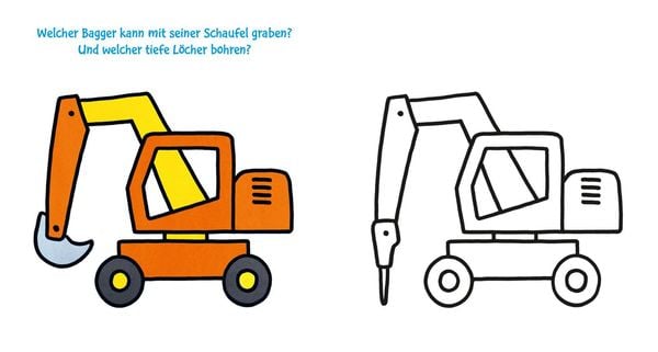 Produktbild: Ausmalbilder f&uuml;r Kita-Kinder: Das dicke Kindergarten-Malbuch: Fahrzeuge