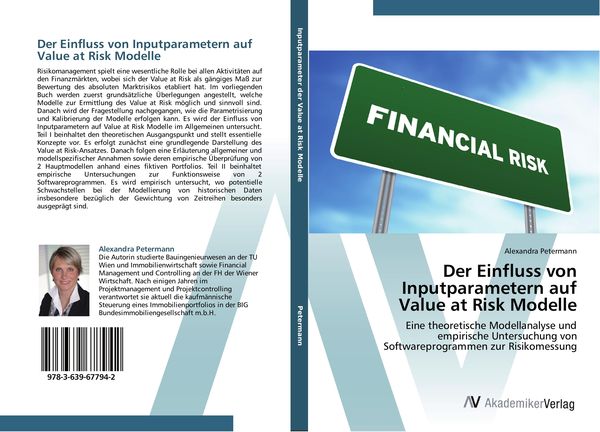Produktbild: Der Einfluss von Inputparametern auf Value at Risk Modelle