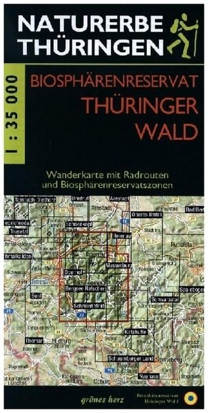 Produktbild: Wanderkarte Biosph&auml;renreservat Th&uuml;ringer Wald 1:35 000
