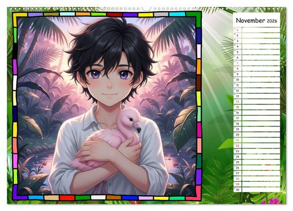 Produktbild: Meine Tierbabys (hochwertiger Premium Wandkalender 2026 DIN A2 quer), Kunstdruck in Hochglanz