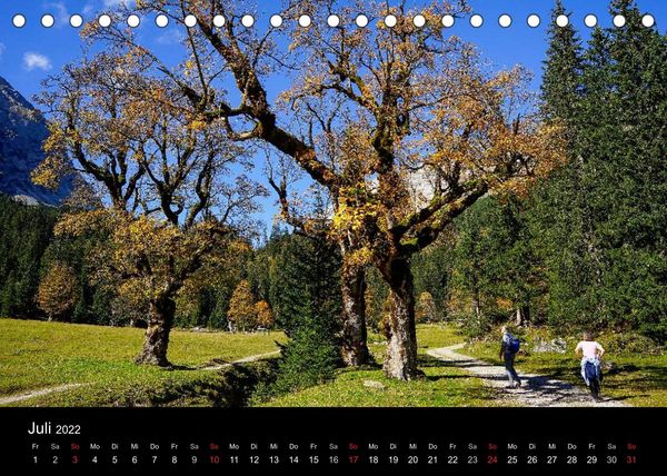 Produktbild: Karwendelherbst (Tischkalender 2022 DIN A5 quer)