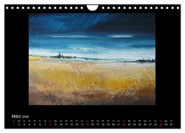 Produktbild: Kunstkalender von Michaela Nagel (Wandkalender 2026 DIN A4 quer), CALVENDO Monatskalender