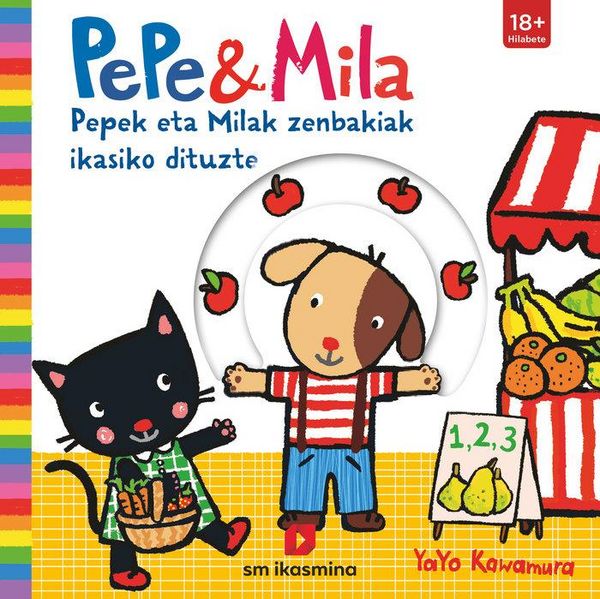 Produktbild: Pepek eta Milak zenbakiak ikasiko dituzte
