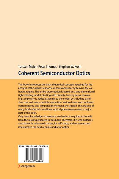 Produktbild: Coherent Semiconductor Optics
