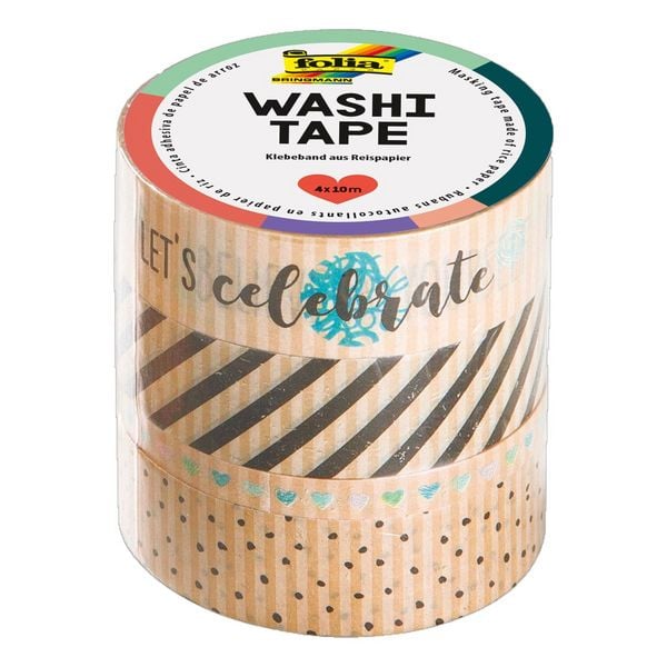 Produktbild: FOLIA&reg; Washi Tape Set Kraftpapier, Kraftpapier ll