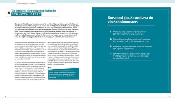Produktbild: Passt perfekt &ndash; Schnittmuster an die eigene K&ouml;rperform anpassen