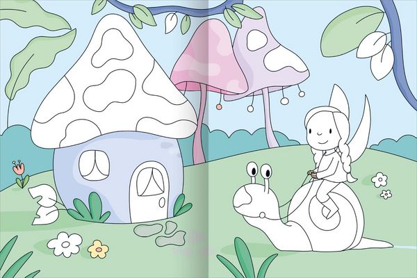 Produktbild: Mein gro&szlig;es buntes Malbuch &ndash; Feen