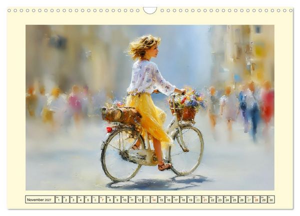 Produktbild: Urbanes Leben. Buntes Sommertreiben in der Stadt (Wandkalender 2027 DIN A3 quer), CALVENDO Monatskalender