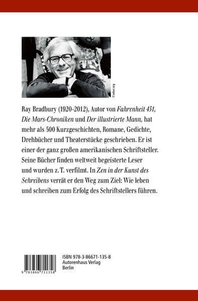 Produktbild: Zen in der Kunst des Schreibens - Kreativtechniken eines Schriftstellers von Weltrang
