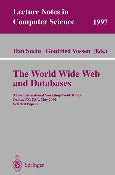 Produktbild: The World Wide Web and Databases