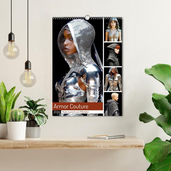 Produktbild: Armor Couture. Mode inspiriert vom Mittelalter (Wandkalender 2026 DIN A3 hoch), CALVENDO Monatskalender