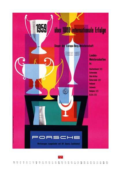 Produktbild: Porsche Rennplakate 2026