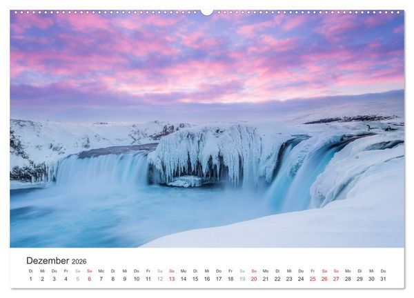 Produktbild: Wasserf&auml;lle Europas (hochwertiger Premium Wandkalender 2026 DIN A2 quer), Kunstdruck in Hochglanz