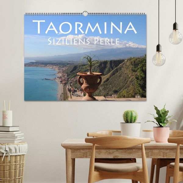 Produktbild: Taormina Siziliens Perle (Wandkalender 2026 DIN A2 quer), CALVENDO Monatskalender