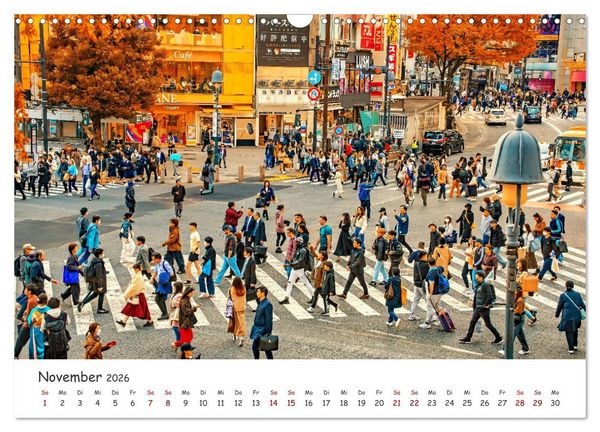 Produktbild: Unterwegs in Japan (Wandkalender 2026 DIN A3 quer), CALVENDO Monatskalender