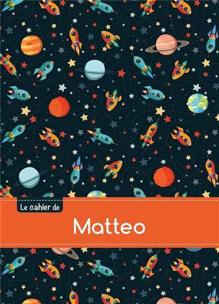 Produktbild: Cahier matteo blanc,96p,a5 espace