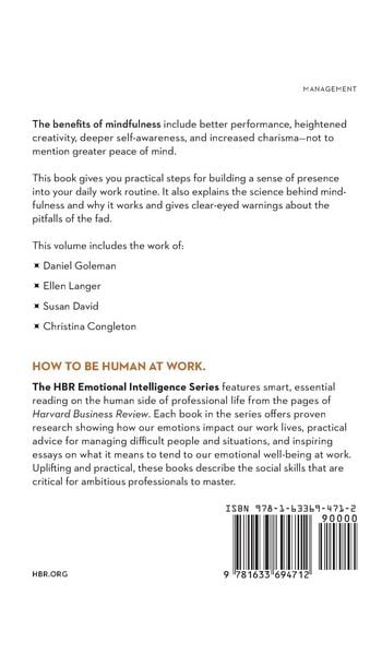 Produktbild: Mindfulness (HBR Emotional Intelligence Series)