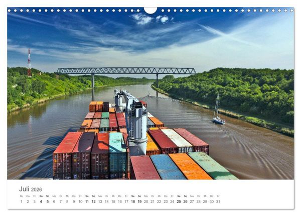 Produktbild: Faszination Schifffahrt - Schiffspassagen (Wandkalender 2026 DIN A3 quer), CALVENDO Monatskalender