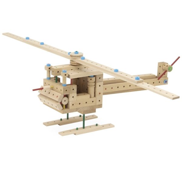 Produktbild: MATADOR 11407 - Explorer E407, Baukasten, Holz, 407 Teile, Konstruktionsbaukasten, ab 5 Jahren, Spielend lernen!