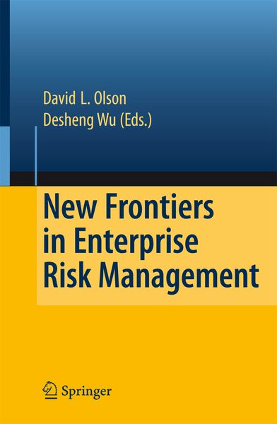 Produktbild: New Frontiers in Enterprise Risk Management