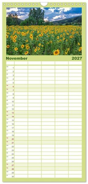 Produktbild: Familienplaner 2027 - G&uuml;ttingen im Hegau mit 5 Spalten (Wandkalender, 21 x 45 cm) CALVENDO