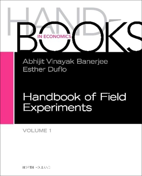 Produktbild: Handbook of Field Experiments