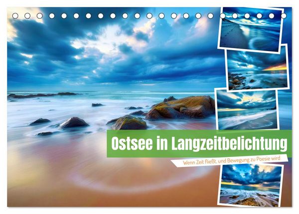 Produktbild: Ostsee in Langzeitbelichtung (Tischkalender 2027 DIN A5 quer), CALVENDO Monatskalender