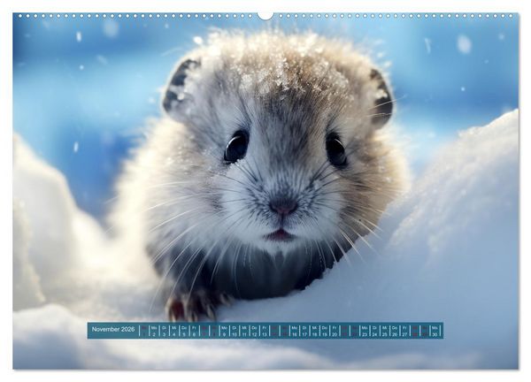 Produktbild: Nach Art der Lemminge (Wandkalender 2026 DIN A2 quer), CALVENDO Monatskalender