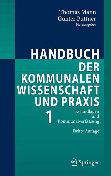 Produktbild: Handbuch der kommunalen Wissenschaft und Praxis