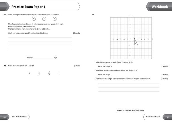 Produktbild: AQA GCSE 9-1 Maths Higher All-in-One Complete Revision and Practice